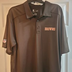 Men's Cleveland Browns Nike Dri Fit Polo size XL